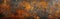 Rustic Corten Steel Stone Texture - Grunge Orange Brown Metal Panorama Background Banner