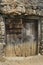 Rustic door deteriorated.