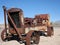 Rustic early farm equipment