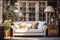 Rustic elegance farmhouse chic interior, where vintage decor elements and distressed furniture create a warm and inviting
