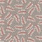 Rustic fall leaves seamless pattern.