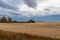 Rustic farm buildings still standing and some have given up. Mountainview County, Alberta, Canada