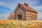 Rustic farm equipment barn