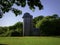 Rustic farming silo at the River Bent Park in East Falmouth on Cape Cod