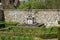 Rustic Garden Well with stone well