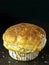 Rustic golden english meat pot pie with flaky crust