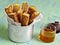 Rustic golden french toast stick