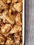 Rustic golden roast chicken casserole