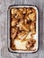 Rustic golden roast chicken casserole