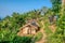 A rustic group of nipa huts in a Mangyan village in Oriental Mindoro Province in the Philippines.