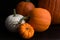 Rustic Grouping of Whole Pumpkins