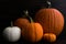 Rustic Grouping of Whole Pumpkins