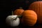 Rustic Grouping of Whole Pumpkins