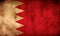 Rustic, Grunge Bahrain Flag