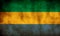 Rustic, Grunge Gabon Flag