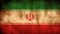 Rustic, Grunge Iran Flag