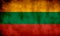 Rustic, Grunge Lithuania Flag