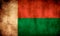 Rustic, Grunge Madagascar Flag