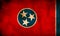 Rustic, Grunge Tennessee State Flag