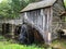 Rustic historic grist mill building