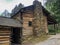 Rustic historic log cabin in Tennessee