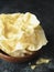 Rustic indian papadum crisp