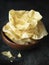 Rustic indian papadum crisp