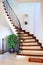 Rustic interior hallway and stairs of large Spanish Villa