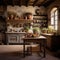 Rustic Italian kitchen photography