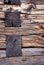 Rustic Log cabin architecture detail