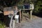 Rustic mailboxes