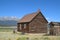 Rustic mountain cabin