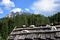 Rustic mountain roof