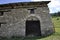 Rustic mountain stone house formerly inhabited by shepherds and peasants