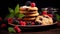 Rustic Naturalism: Vibrant Cookies With Golden Crust And Fresh Berries