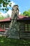 Rustic old log cabin located in Childwold, New York, United States