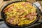 Rustic omelette with famous Prague ham