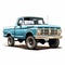 Rustic Pickup Scene Vintage Allure