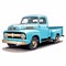 Rustic Pickup Scene Vintage Allure