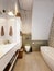 Rustic Provence Loft Bathroom WC Room Interior