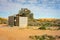 Rustic public toilet in outback Australia