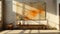 Rustic Realism: Orange And Brown Painted Wall With Vray Tracing