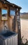 Rustic restroom along Route 66