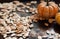 Rustic roasted pumpkin seeds