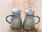 Rustic salt and pepper shaker