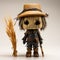 Rustic Scarecrow Funko Figurine - Manga Style Uhd Image