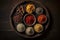 Rustic Spice Assortment Display