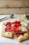 Rustic strawberry tart..style rustic