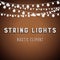 Rustic String Lights Background