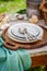 Rustic Summer Table Setting